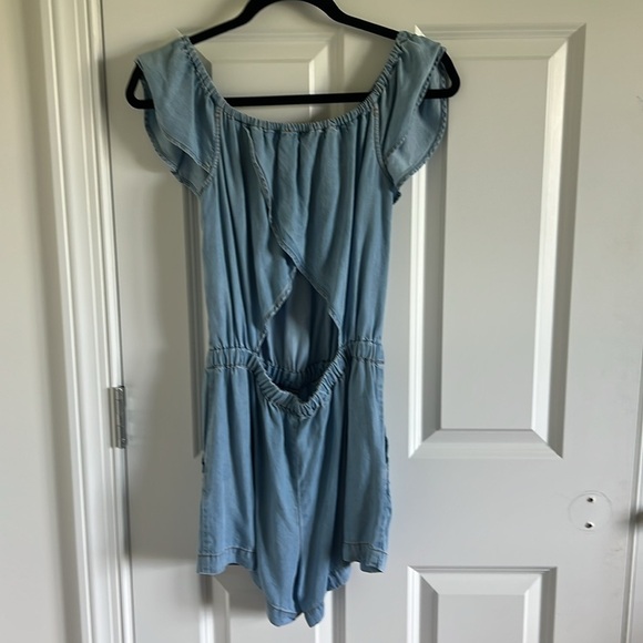 Splendid XS Chambray Blue Romper - Picture 6 of 9